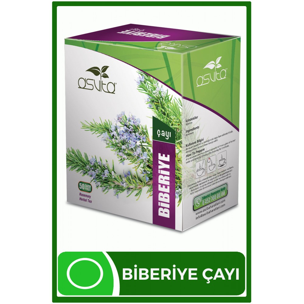 Asvita Biberiye Çayı 50 Süzen
