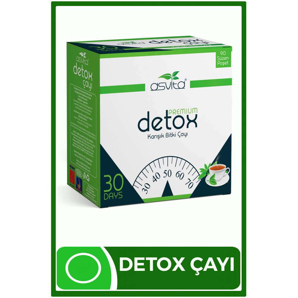 Asvita Detox Çayı 90 Süzen Poşet